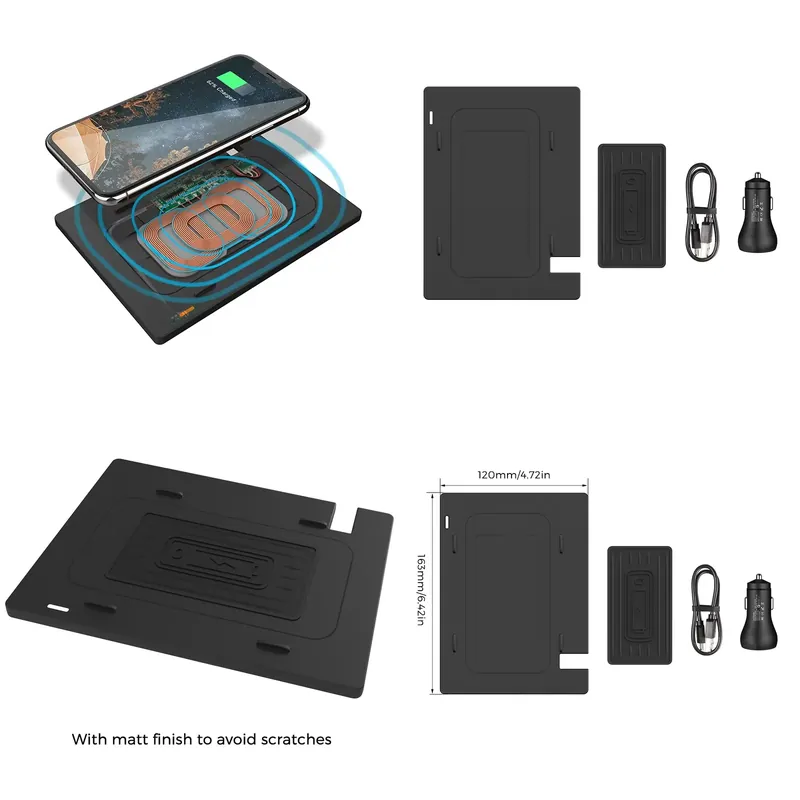 Wireless Charging Pad - 10W Wireless Car Charger For Camry