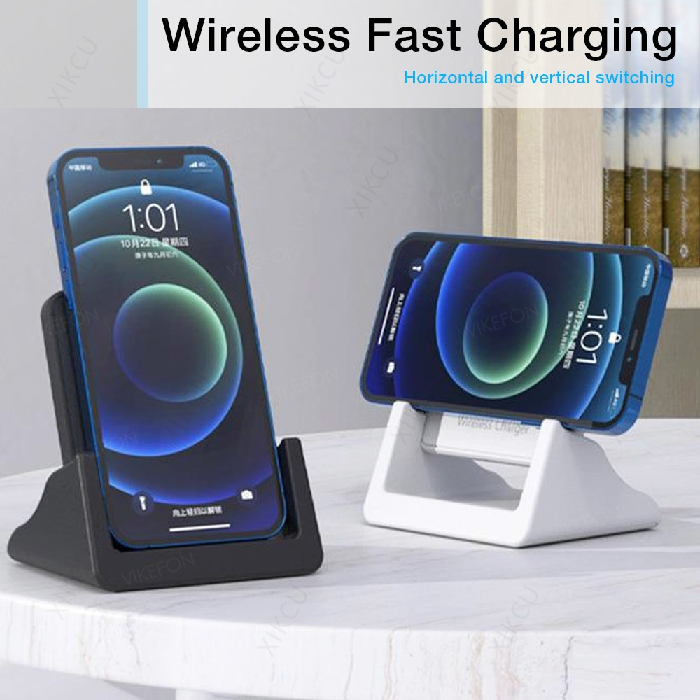 Wireless Charging Pad - Desktop Removable Phone Holder Stand Chargers