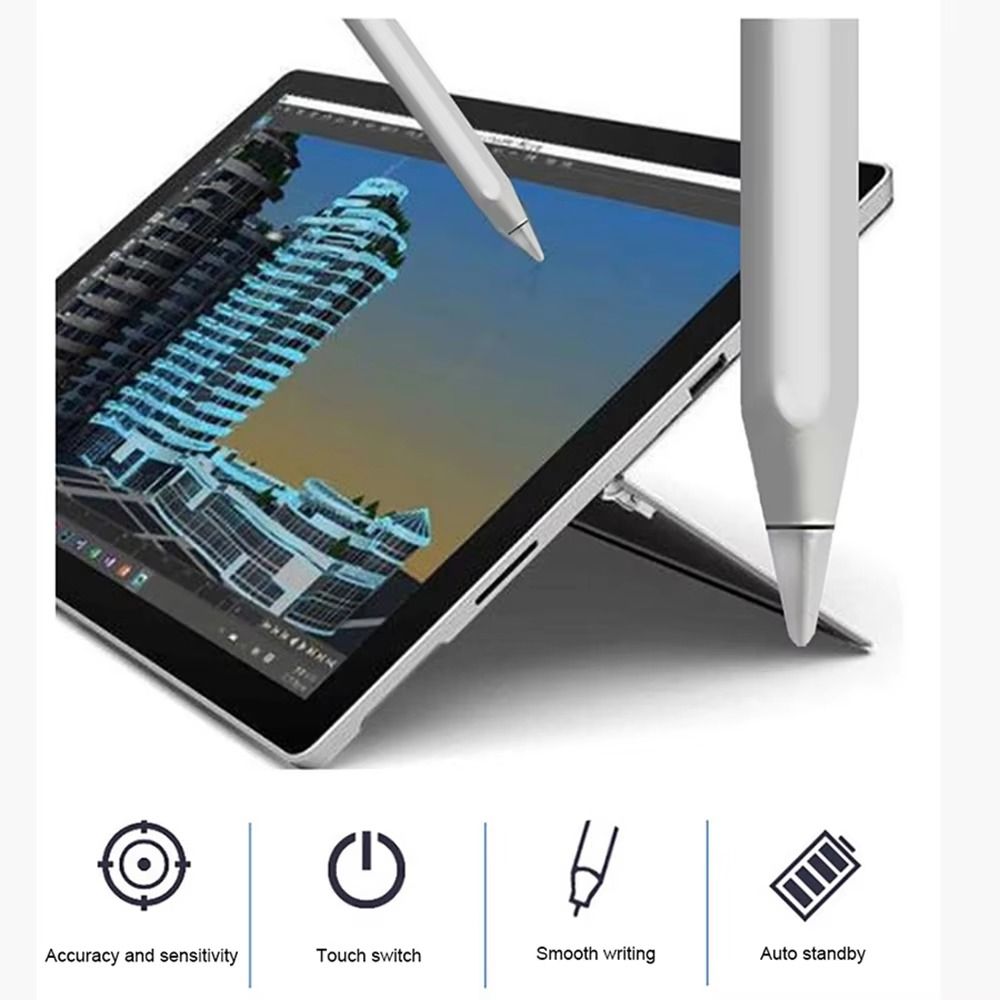 Double Rubber Head 3 in 1 Styl - Drawing Tablet Pen Accessories 评论和价格