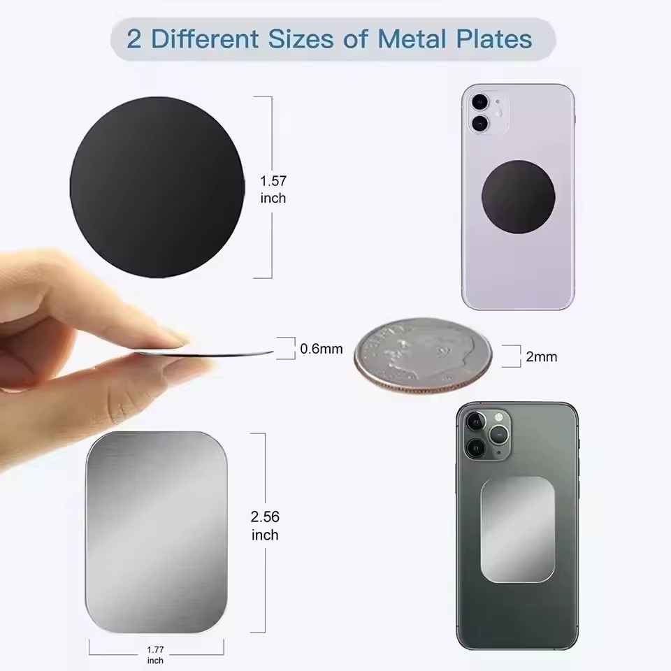 5/10pcs Magnetic Metal Plate D - Essential Tablet Accessories 评论和价格