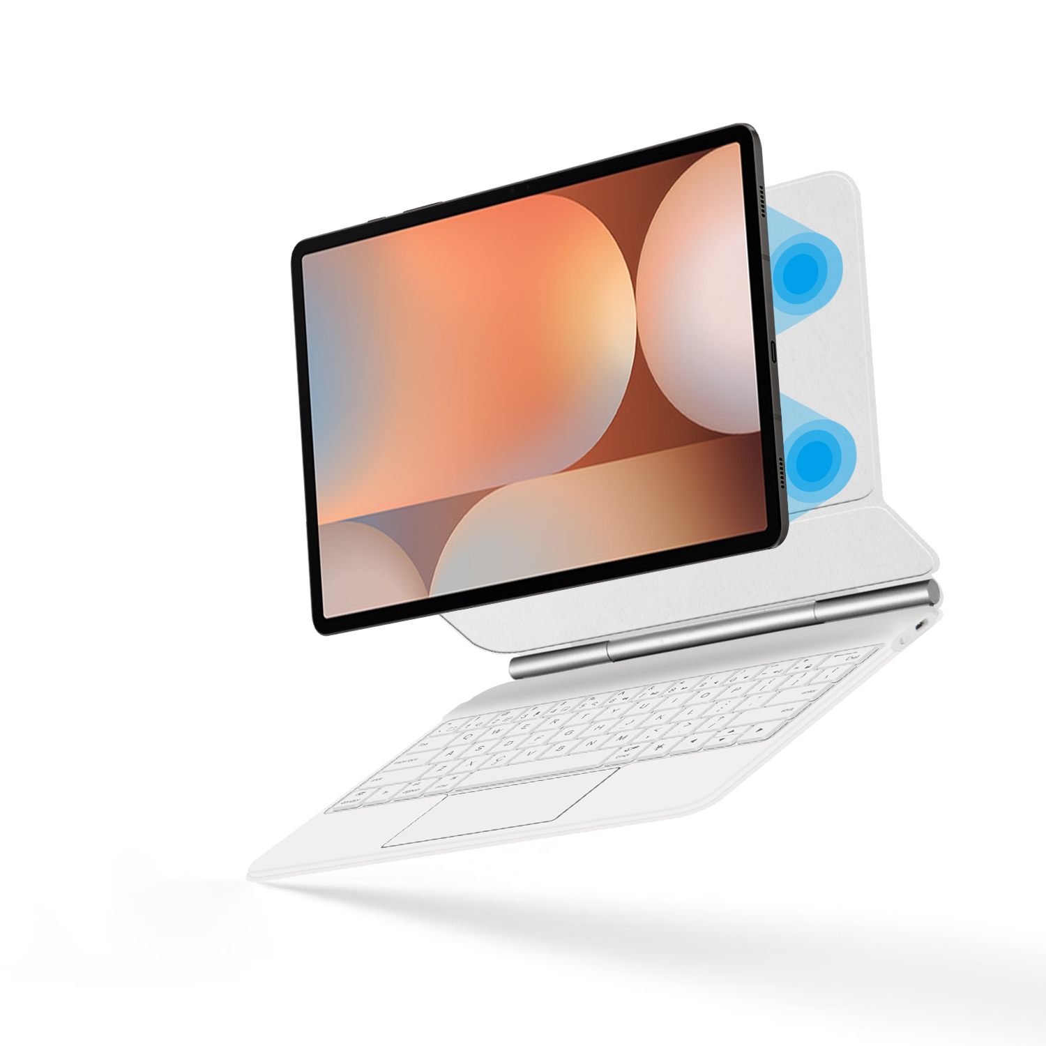 Magic Keyboard For Samsung Gal - Samsung Tablet Keyboard Accessories 评论和价格