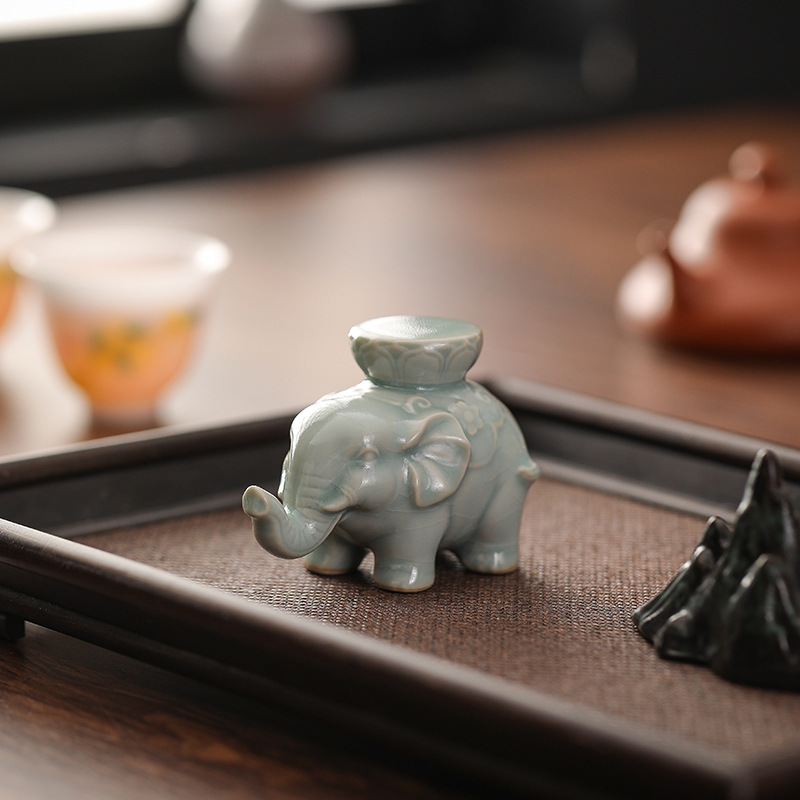 Creative  Elephant Lid Holder  - Unique Table Accessories 评论和价格