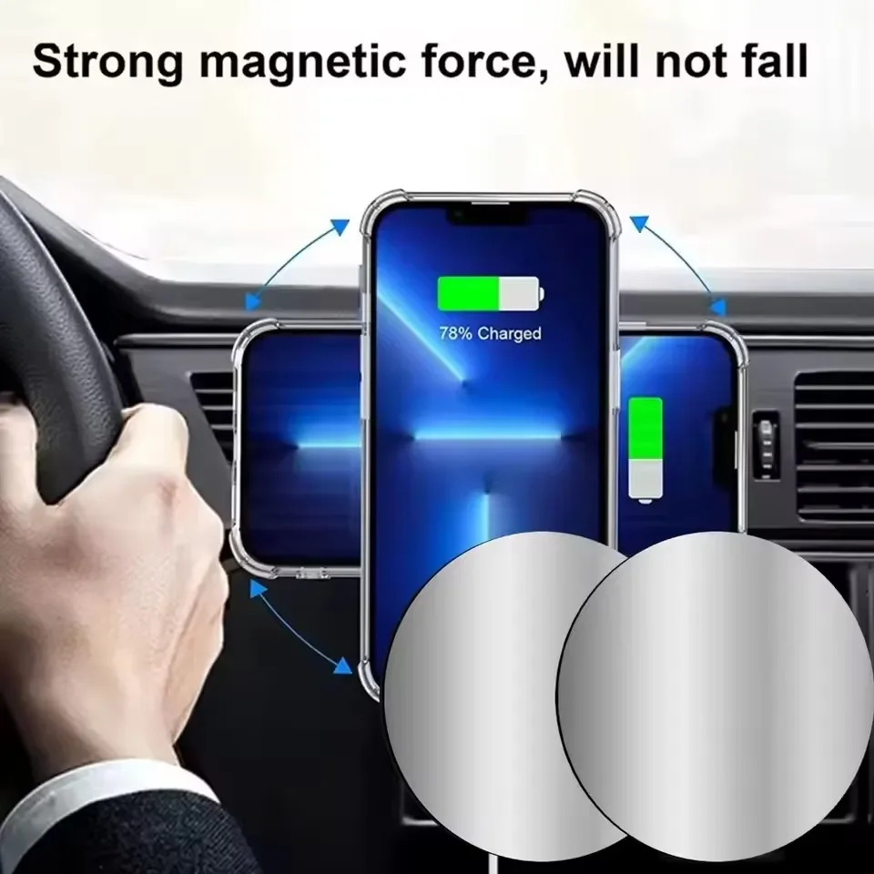 1-5PCS 8CM Magnetic Metal Plat - Essential Tablet Accessories 评论和价格