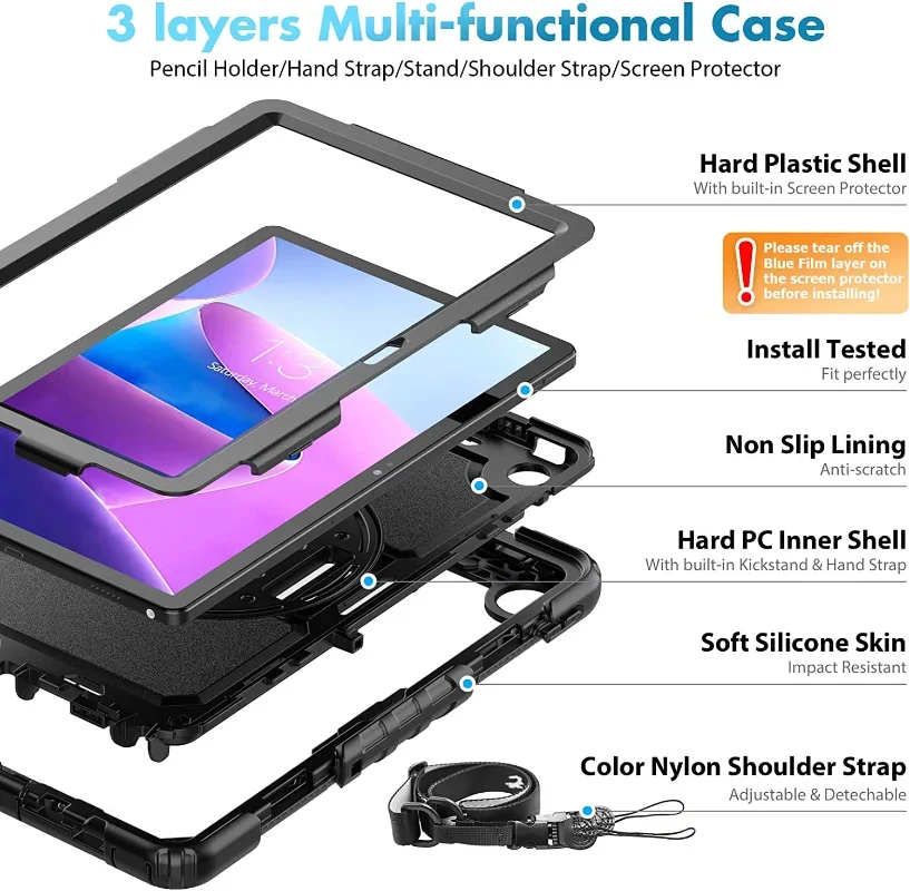 Armor Case For Lenovo Tab M10  - Lenovo Tablet With Accessories 评论和价格