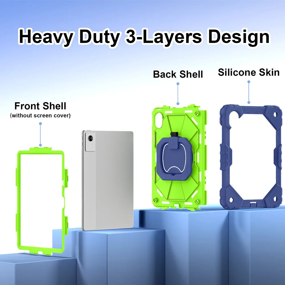360° Rotating Rugged Case For  - Lenovo Tablet With Accessories 评论和价格
